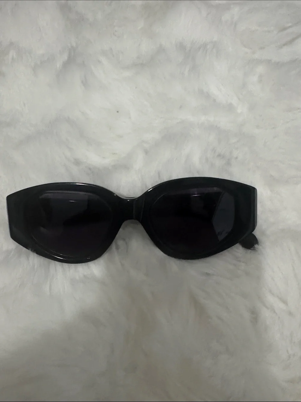 Karen Walker Black Cat-Eye Sunglasses